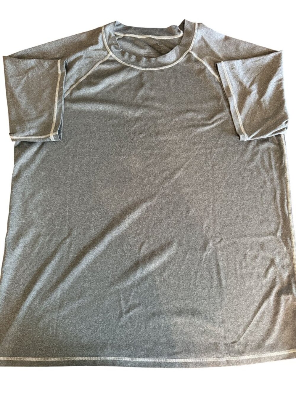 Speedo Mens Grey Lightweight Athletic Shirt XXL Activewear